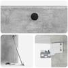 Wall Mounted TV Cabinet 59.5 x 41 x 30 cm Concrete Grey