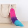 Pompoms Animal Tail Keychain Bags Charm Fur Pendant Keyring Fashion Plush Tail Keychain  Bag Decor