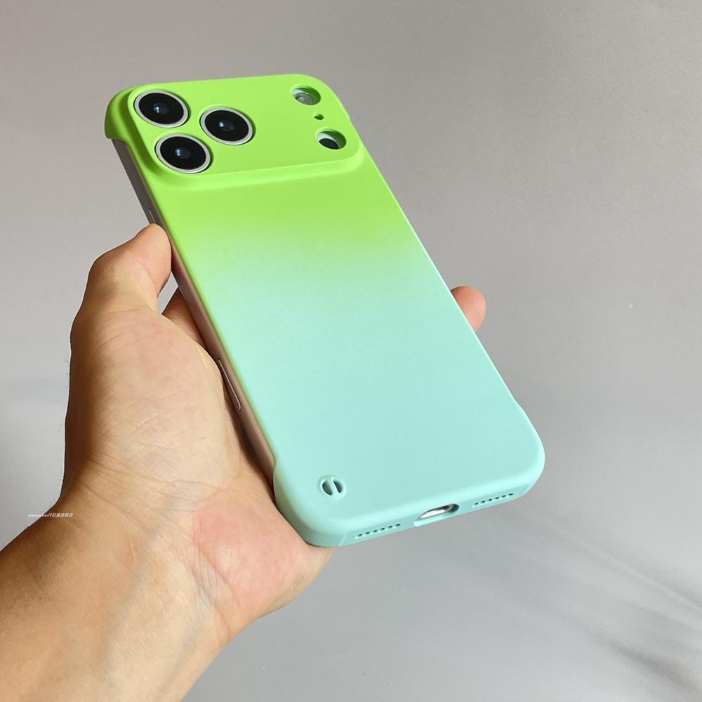 

17Pro Max Case Ultra Thin Frameless Gradient Magsafe Case for IPhone 17 Pro Max Air 14 15 16 Plus Magetic Cover for IPhone 13 12 Pro Max iPhone17 Pro