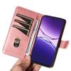 Dla Oppo A5 Energy 5G (Chiny)/Oppo A5 Pro 4G (Światowy) Etui portfelowe Linie w kształcie litery T Skórzane etui na telefon z podstawką