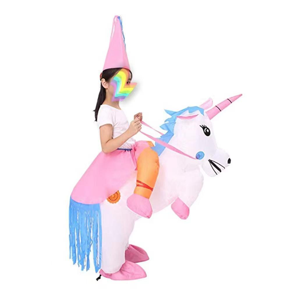 Cartoon Character Parent-Child Inflatable Costume for Holiday Parties