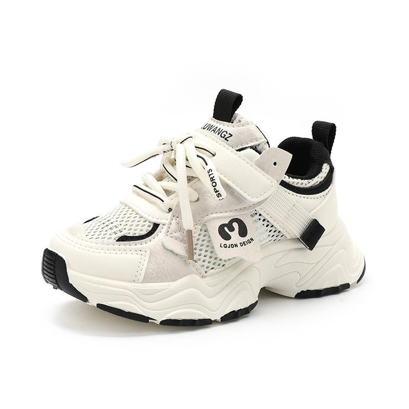 Children's sports shoes, boys' mesh shoes2026Spring and summer new soft-soled breathable girls' shoes, versatile dad shoes for older children