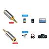 3.5mm Female To 2.5mm Male Audio Adapter Converter Phone Left Right Mono