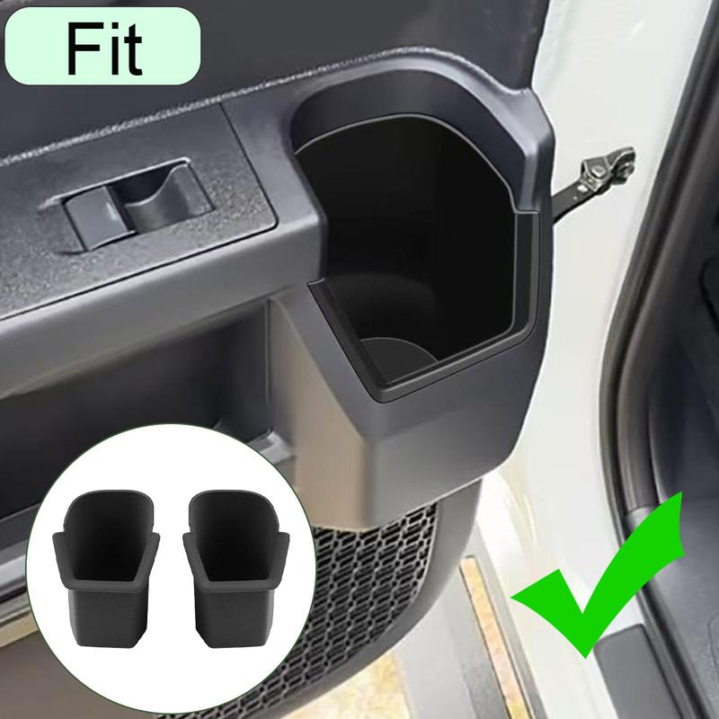 Rear Third Row Side Water Cup Holder Storage Box Pad for Toyota 4Runner 2025-2026