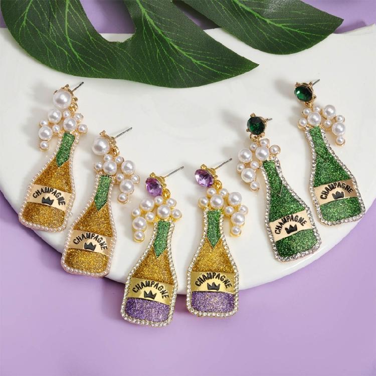 Chic Festivals Champagne Earrings,Stud Earrings Sophistications Fashion Jewelry