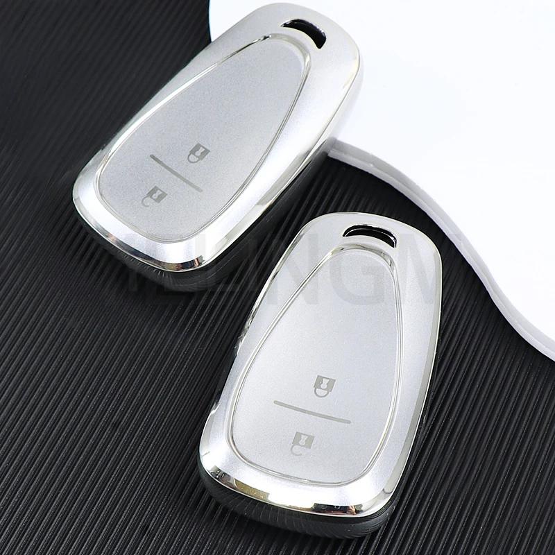 TPU Remote Car Key Case Cover For Chevrolet Onix Equino Orlando Cruze Spark Sonic Camaro Volt Bolt Trax Malibu  Traverse Blazer