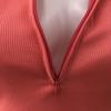 Women Autumn Winter Fashion Neckline Zipper Sexy Hip Wrap Dress