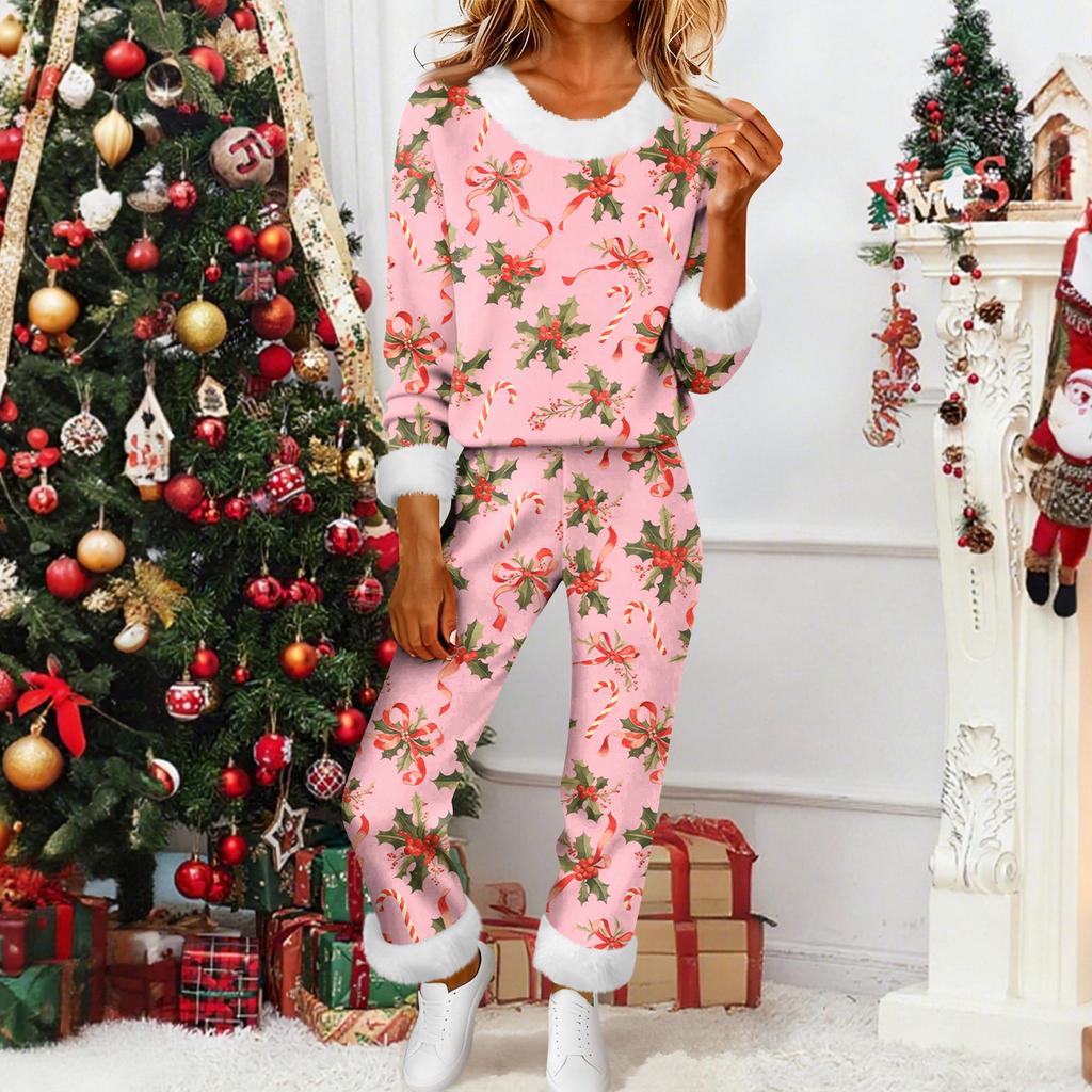 Damenmode Lässig Homewear Mode Lässig Bedruckter Cardigan Hemd Hosen Set