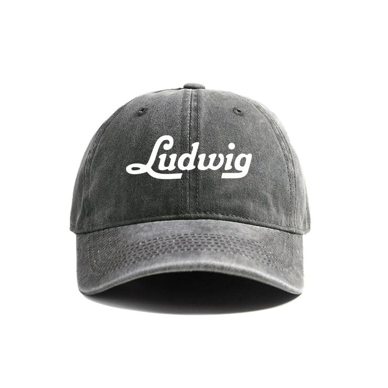

Ludwig Drums Baseball Cap Distressed Hats Cap Unisex Retro Outdoor Summer Adjustable Ludwig Hat MZ-594