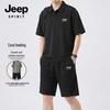 JEEP SPIRIT Men's Casual Summer Two-Piece Set