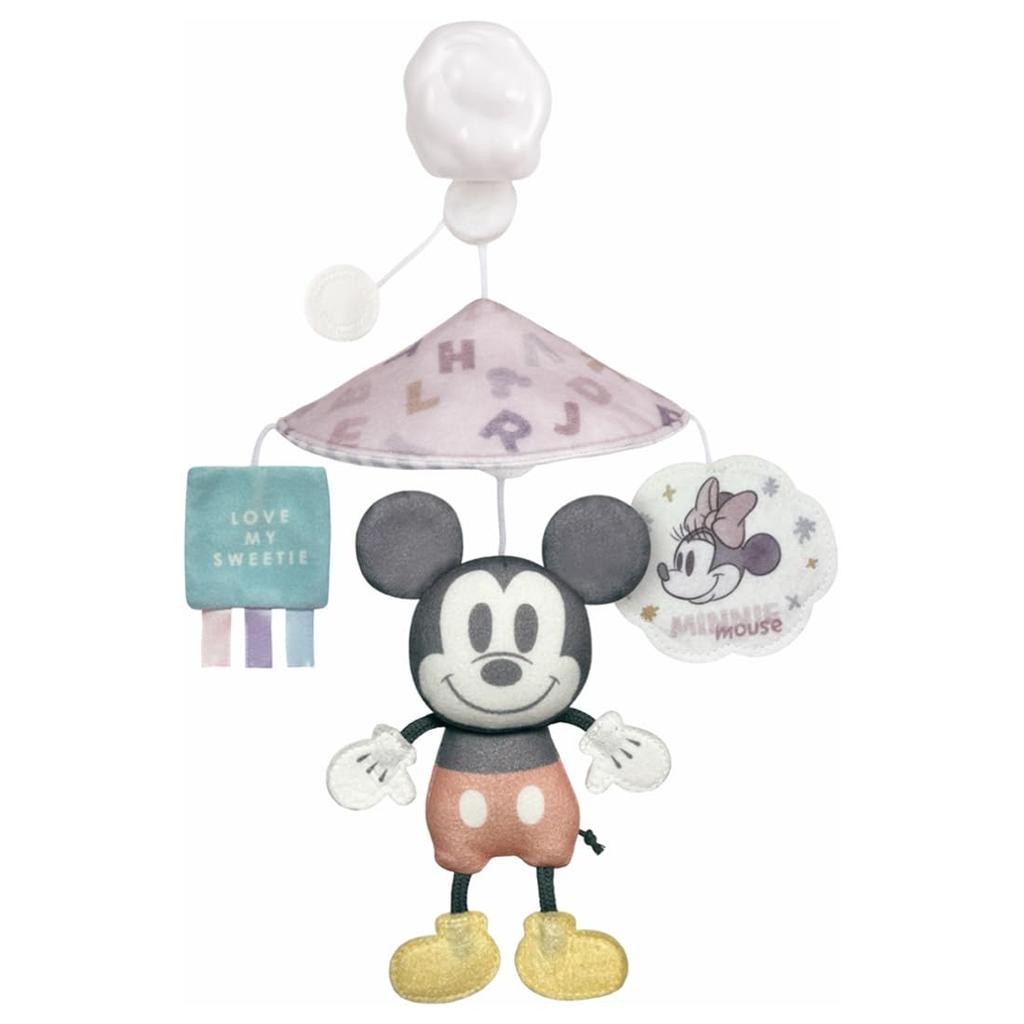 Disney Fluffy Mini Merry Kururin Parasol Mickey Minnie &
