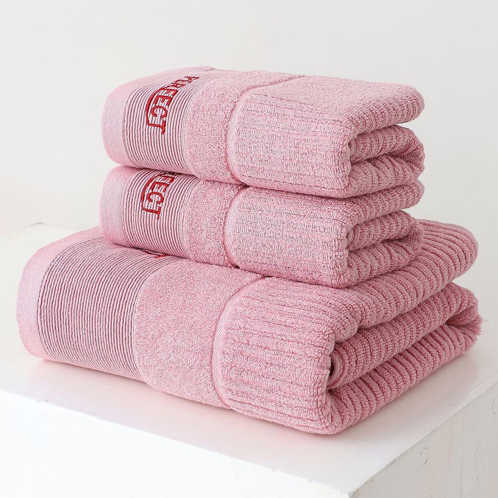 Pure cotton towel Adult household bath face towel Thickened soft absorbent cotton face towel