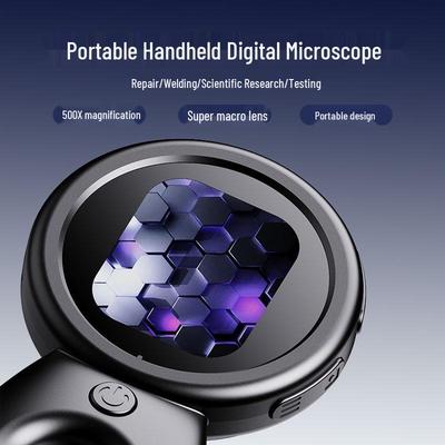 Children's Portable Handheld Digital Microscope with Ultra-Clear Night Vision for Outdoor Exploration