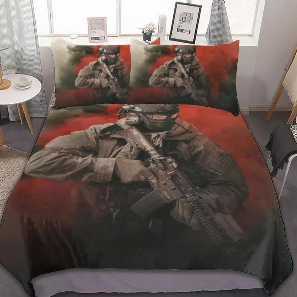 3D Game C-Call Of D-Duty Warzone duvet cover pillowcase bedding set single/king size bedroom decoration teen adult boys gift