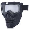 Motorcycle Bicycle Riding Windproof Full Face Goggles Detachable Skeleton Protective Skull Mask Colored Helmet Goggle