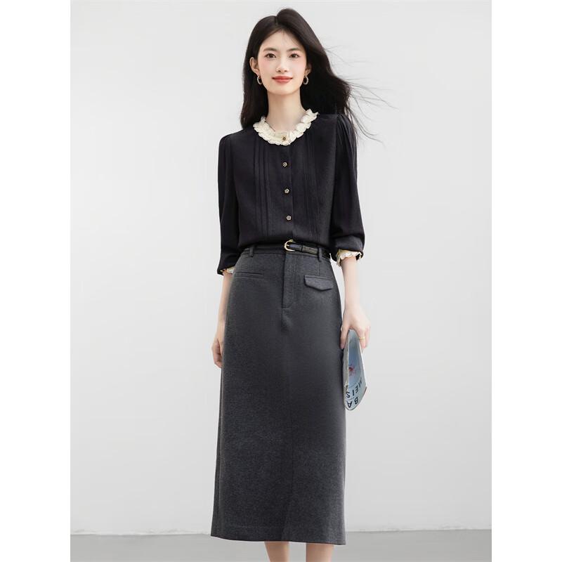 Completo Due Pezzi Stile Hepburn Francese da Donna