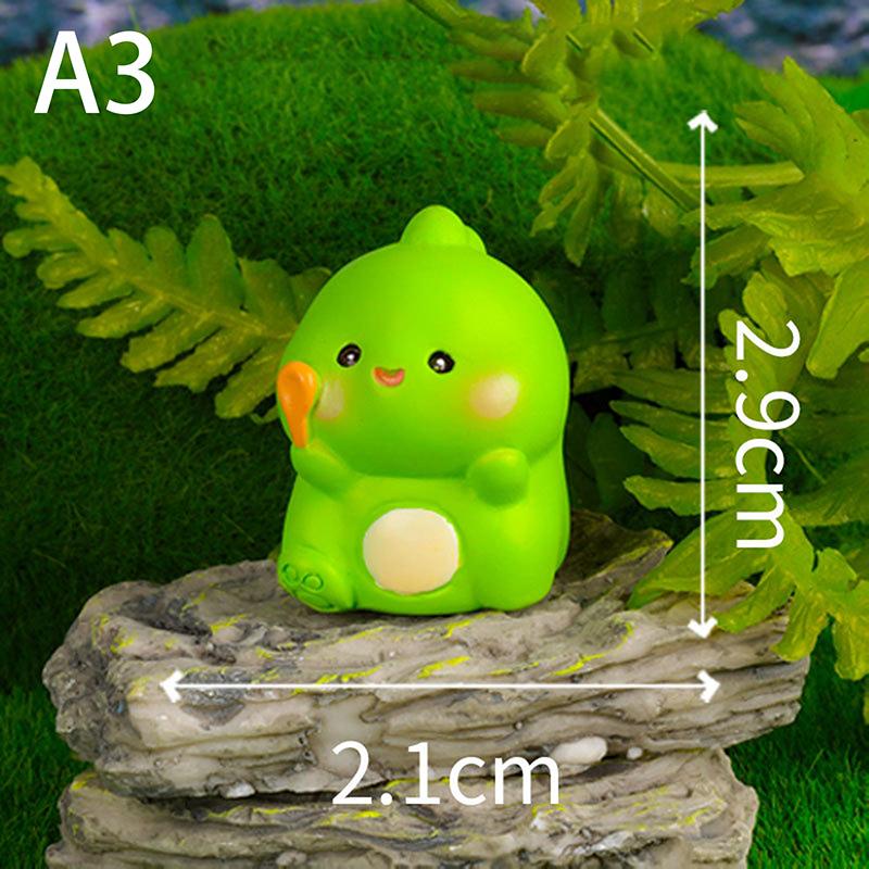 

Мини-фигурка милых животных, модель животного, мох, микропейзаж, домашний декор, миниатюрные сказочные садовые украшения, аксессуары
