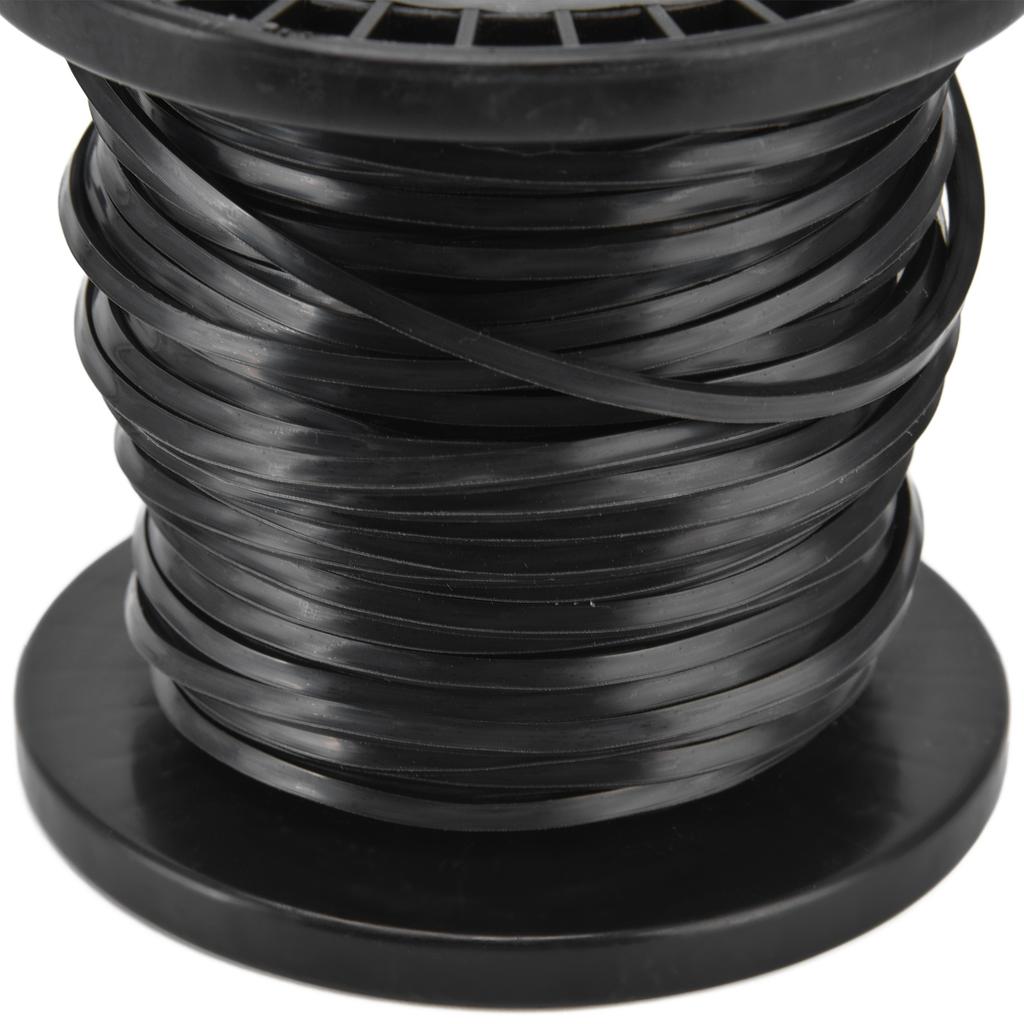 3.3mm String Trimmer Line High Cutting Efficiency Low Noise Quadrate Black Trimmer Line for Most Lawn Mowers Farm