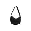 New CALVIN KLEIN PU Crescent Bag Handbag Shoulder Bag Women's Black DH3442-001