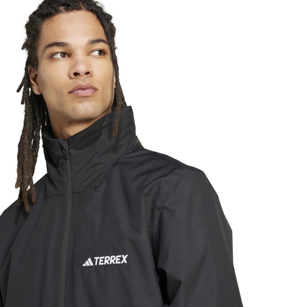 Adidas Hardshell MT Essentials 2L R Black Jacket, Men's, (JM8692)