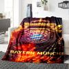 Bayern Munich Customize Your Name Blanket Multi-purpose Customizable Blanket Soft Warm Cozy Throw For Home Decor Living Room Office Chair Office
