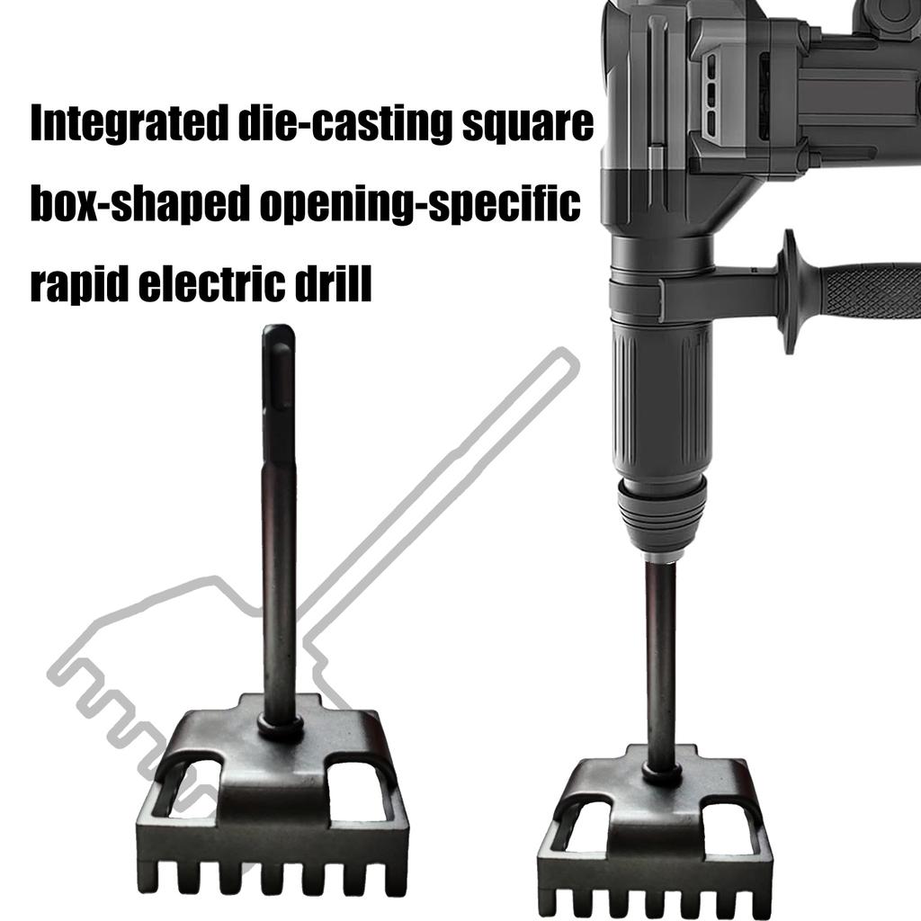 Multipurpose Rectangle Hole Cutter Oscillating Punch Hole Saw For Woodworking Drywall Installation Steel Construction