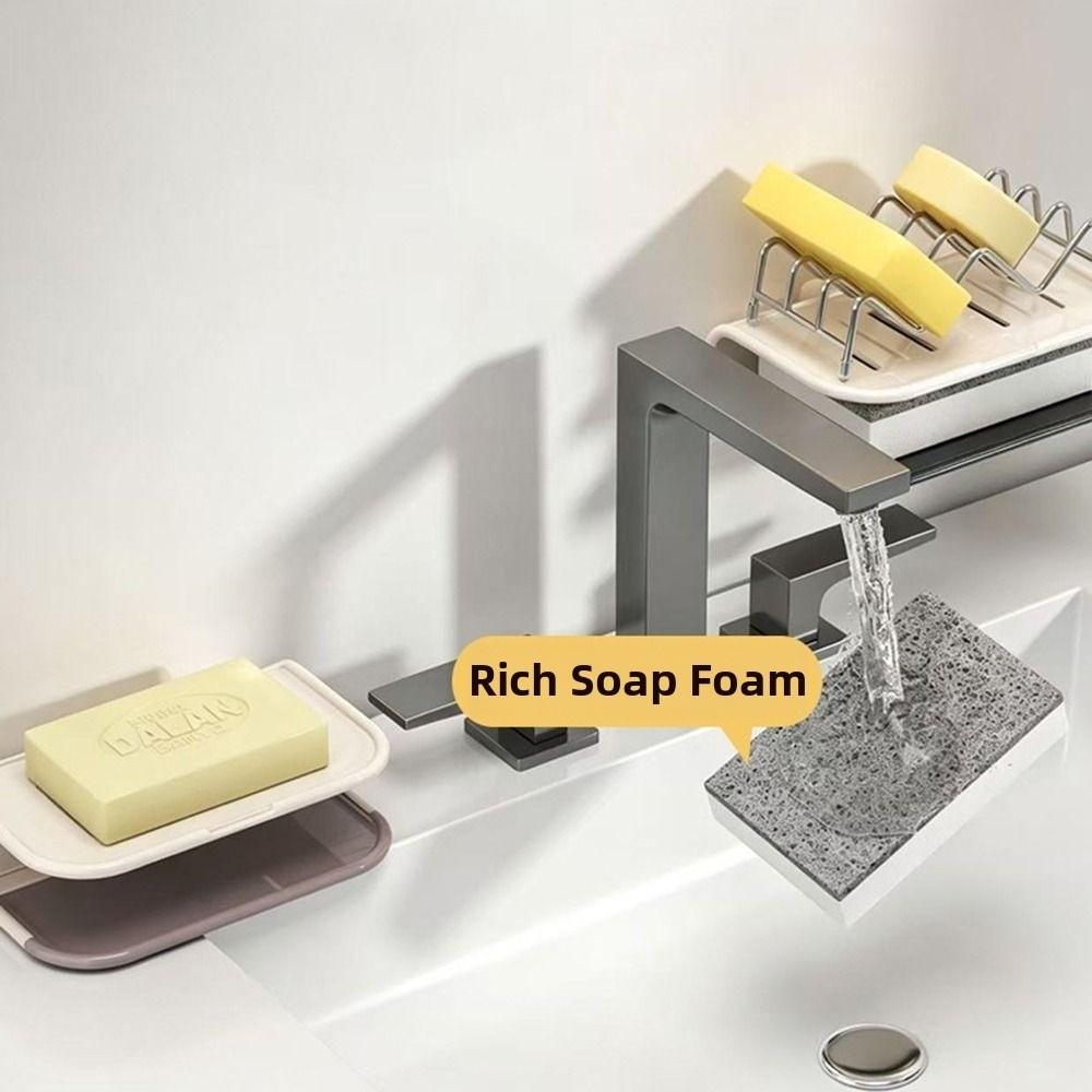 Space Saving Bathroom Soap Dish M Rack Soap Drain Box Simple Bathroom Soap Tray  Household