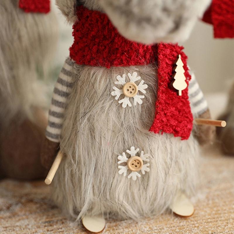 Sophisticated Christmas Reindeer Window Display Decoration Figurine For Festival Atmosphere In Homes And Offices