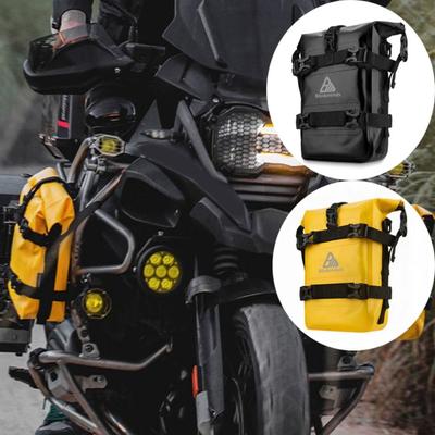 PVC Large Capacity Waterproof Motorcycle Protective Bar Side Bag Backpack Riding Bag