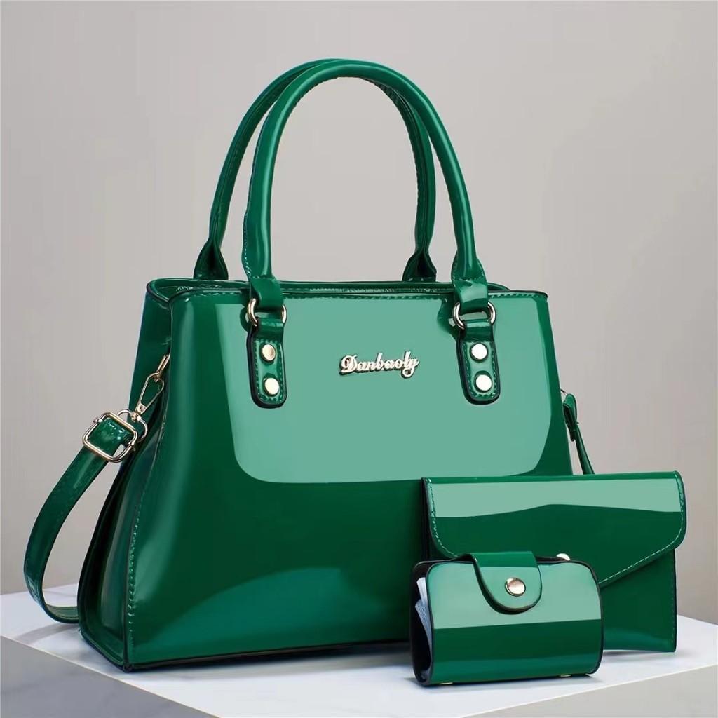 Bolsa de Mão Elegante Versátil para Mulheres Conjunto de Bolsa de Ombro e Transversal Chique Com Múltiplos Bolsos