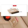 2 Colors  Rear Seat ISOFIX Buckle Flip Cover Child Seat Safety Belt Caps Fit  For Cadillac CT5-2   2020-2024  White Symbol