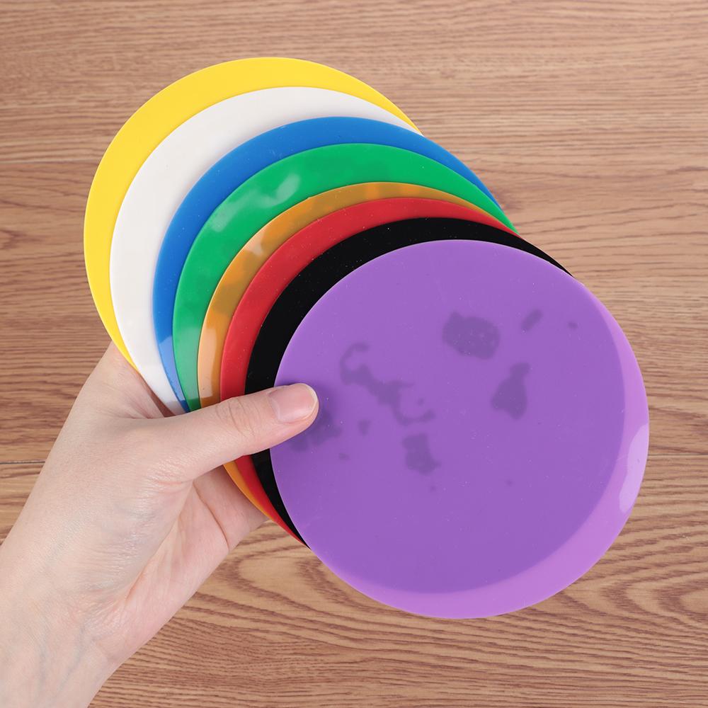 Colorful Multi-Purpose Silicone Jar Opener Pad Multi-Purpose Round Gripper Bottle Lid Opener Kitchen Pot Holder Kitchen Gadgets