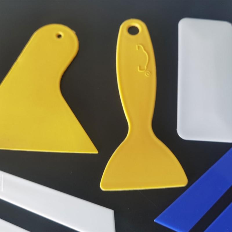 Plastic Scraper Plastic Scraper Putty Knife for Applying Spackling Baking, 20/30/40mm Paint Scraper with Long Handle