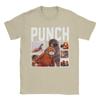 Unisexs TShirt Punch Monkey Cute Awesome Cotton Tees Short Sleeve T Shirts Crewneck Clothes New Arrival