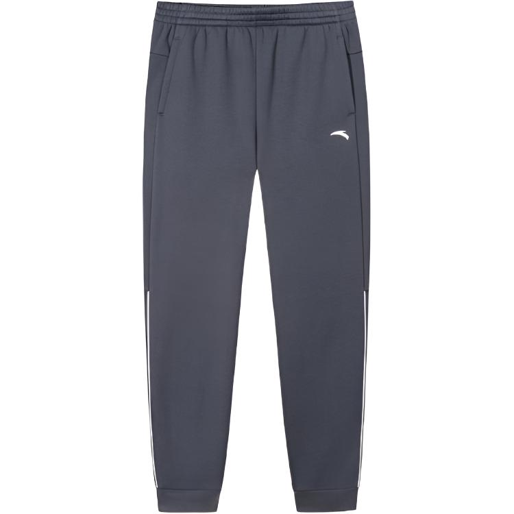 Anta Casual Simple Striped Comfortable Versatile Knitted Sports Pants Men Bottoms 952537301-3