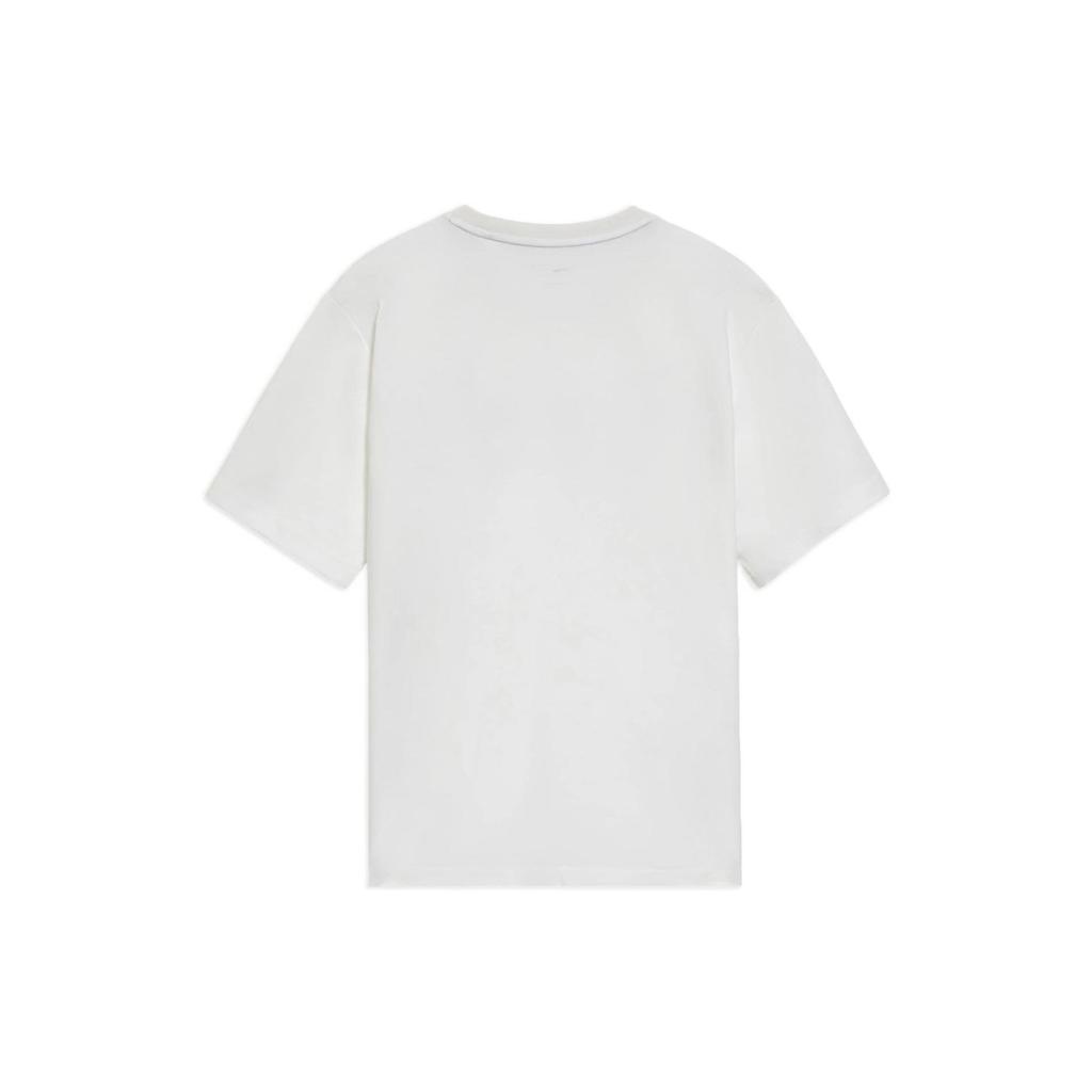 Li-Ning Wade Series Letter Print Casual T-Shirt Men Tops White AHSS439-2