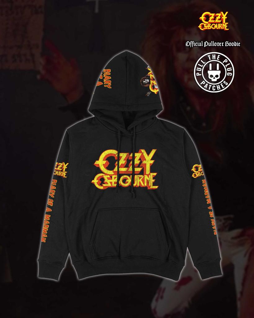 Ozzy Osbourne Diary of A Madman Hoodies Pullover Men Women Oversized Y2k Street Sweatshirt British Rock Singer Female Male Clothing