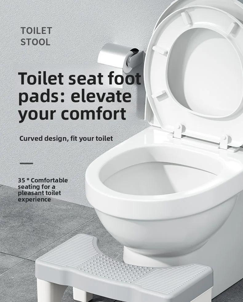 Tabouret de Pied de Toilette de Salle de Bain Épais Durable Aide à l'Accroupissement Repose-Pieds pour Adultes Enfants et Femmes Enceintes Tabouret Marche Pied de Toilette pour la Maison