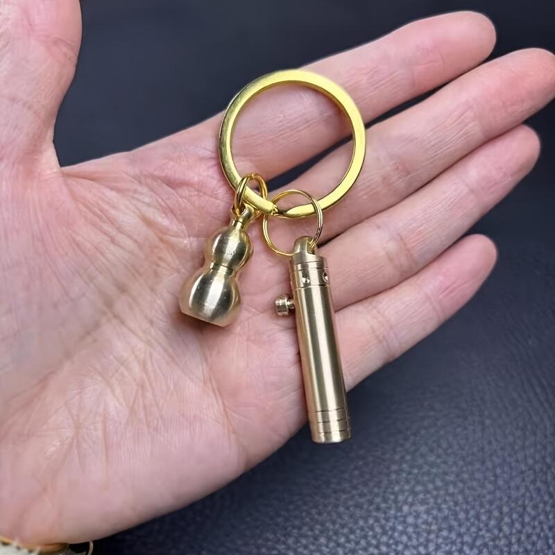 Mini Mosazný Malý Nůž, Přívěsek na Klíče pro Sebeobranu, Malý Nůž Šroubového Typu, Vynikající Venkovní Přenosný Rozkládací, Expresní Doručení, Umělecký Nůž