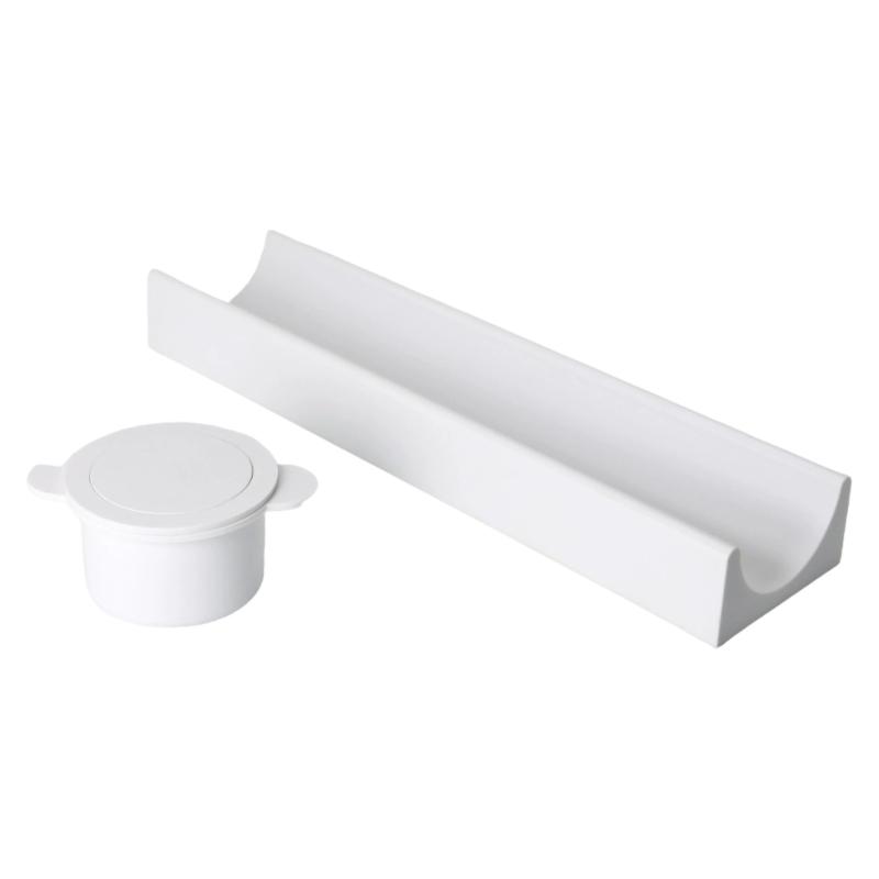 

Professional Cake Cutter Mold Dessert Making Set With Storage Plate Tray Creates Perfectly Shape Treats Home Baking Tool білий