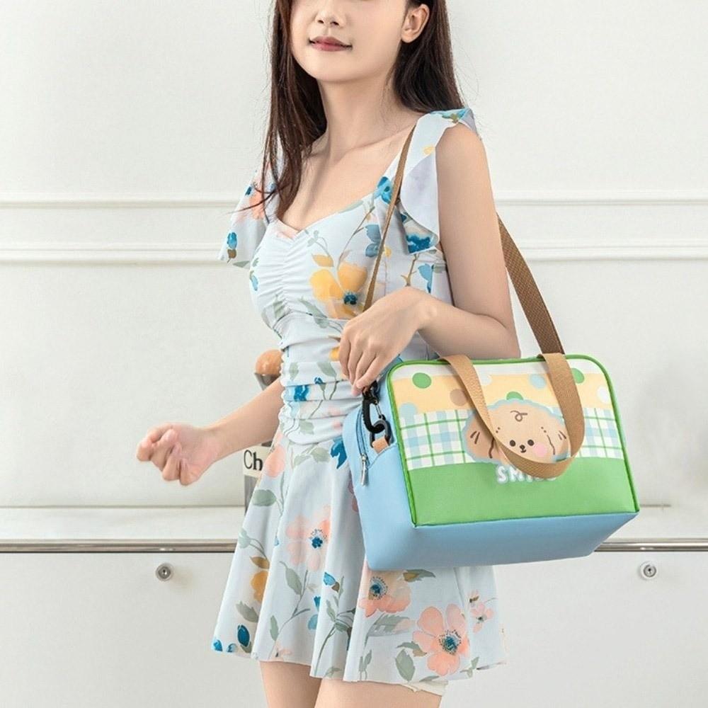 Dry Wet Separation Hand-held Swimming Bag Animal Pattern Cartoon Sports Bag Boys Girls
