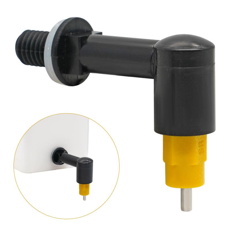 2/4 Pcs Rabbit Chicken Water Nipple Drinkers Quail Chicks Turkeys Ducks Poultry Water Nipples Leak-Proof Automatic Spring Type