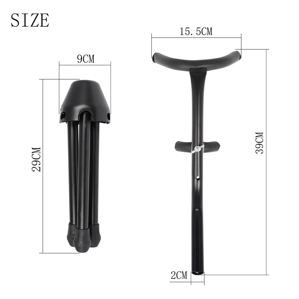 Saxophone Stand Foldable Portable Metal Sax Tripod Holder Saxophone Support Bracket Woodwind Musical Instrument Accessories