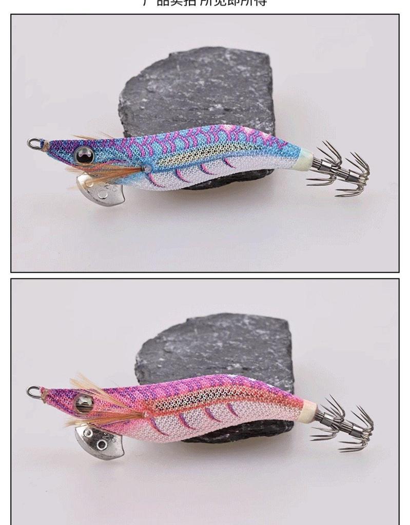 YAMASHITA EGI-OH LIVE UV Reflective Squid Jig Lure, 3-Pack