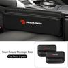 Car Seat Gap Organizer Storage Box Leather Crevice Side Pocket Accessories For Mazda 6 3 5 2 CX5 CX7 323 Demio Axela  Atenza CX9 nn1