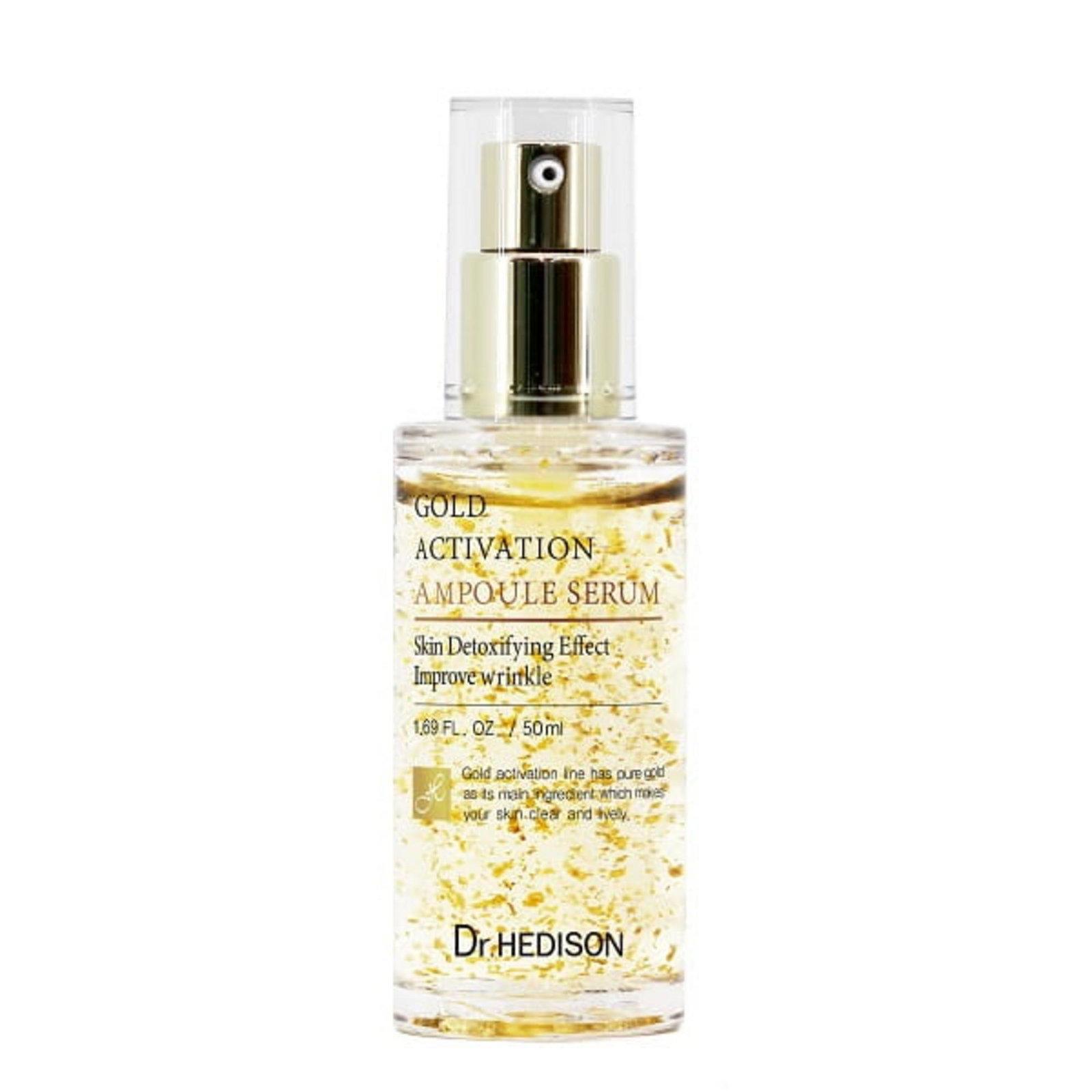 DR. Hedison, Goldaktivierung, 24K Gold, Entgiftend, Serum, Für das Gesicht, 50 ml