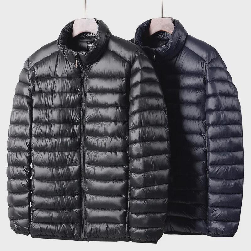 Men's Light Cotton-Padded Jacket for Middle-aged and Elderly - Fall/Winter Style