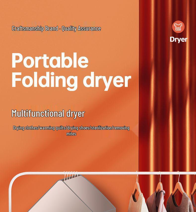 Multifunctional Warm Air Dryer for Shoes, Clothes, and Mite Removal