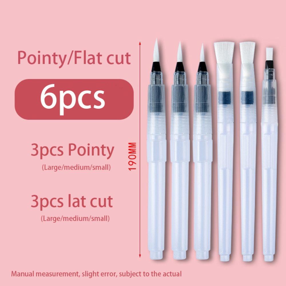Easy To Use Refillable Paint Brush Water Pen Soft Watercolor Brush Ink Pen  Beginners