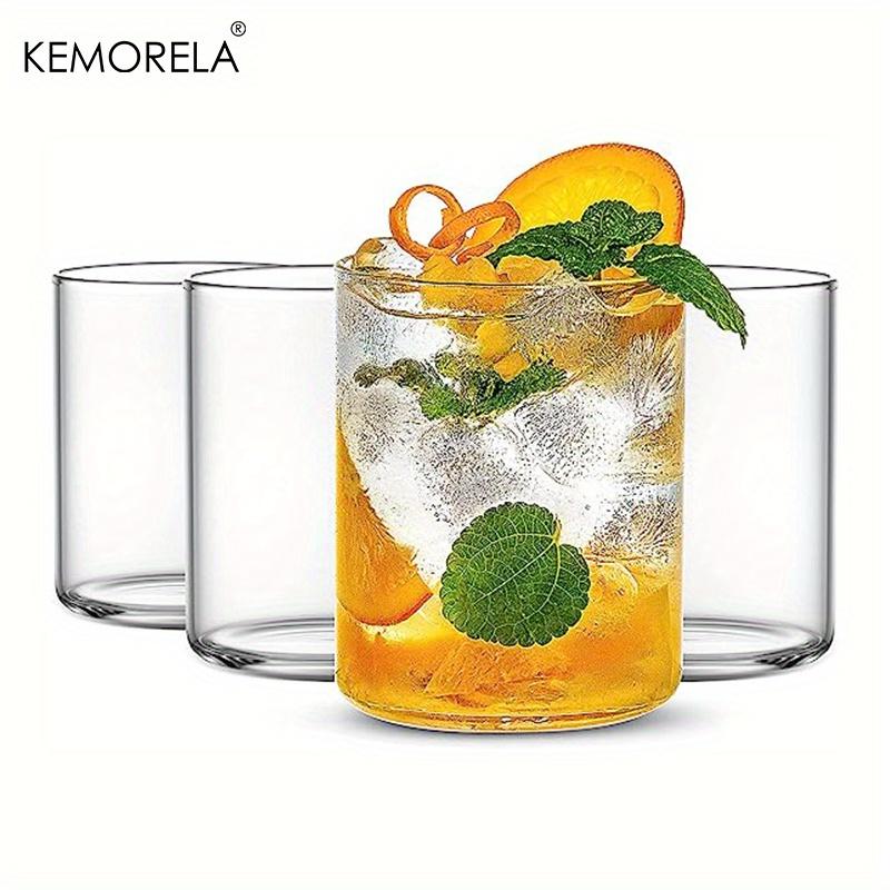 

6/4PCS 15/19 Oz BPA Free Borosilicate Drinking Glasses Set Heat Resistant, Dishwasher Safe For Cocktail Whiskey Soda Water Beer 401-600ml